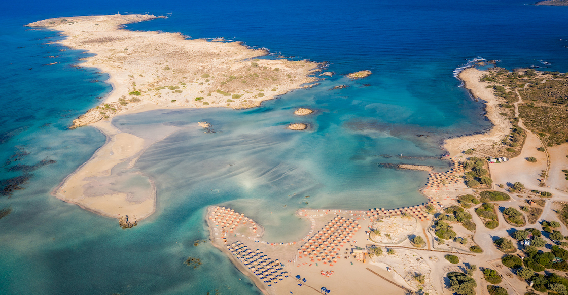 Elafonisi lagoon