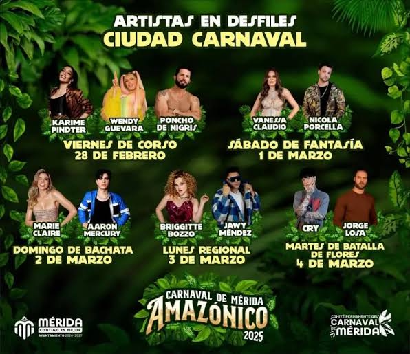 AFINAN DETALLES PARA EL CARNAVAL DE MÉRIDA