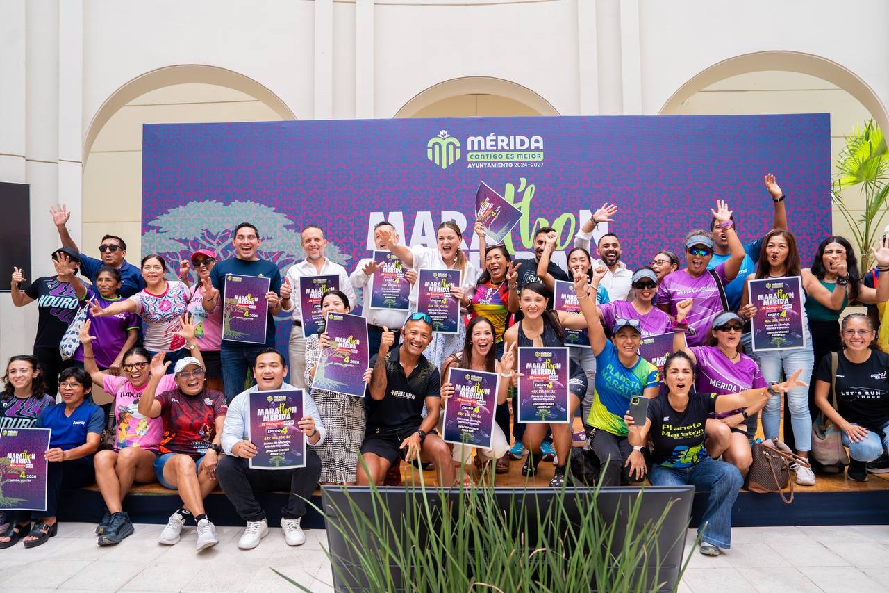 PRESENTAN CONVOCATORIA DEL MARATHON MÉRIDA BANORTE 2026