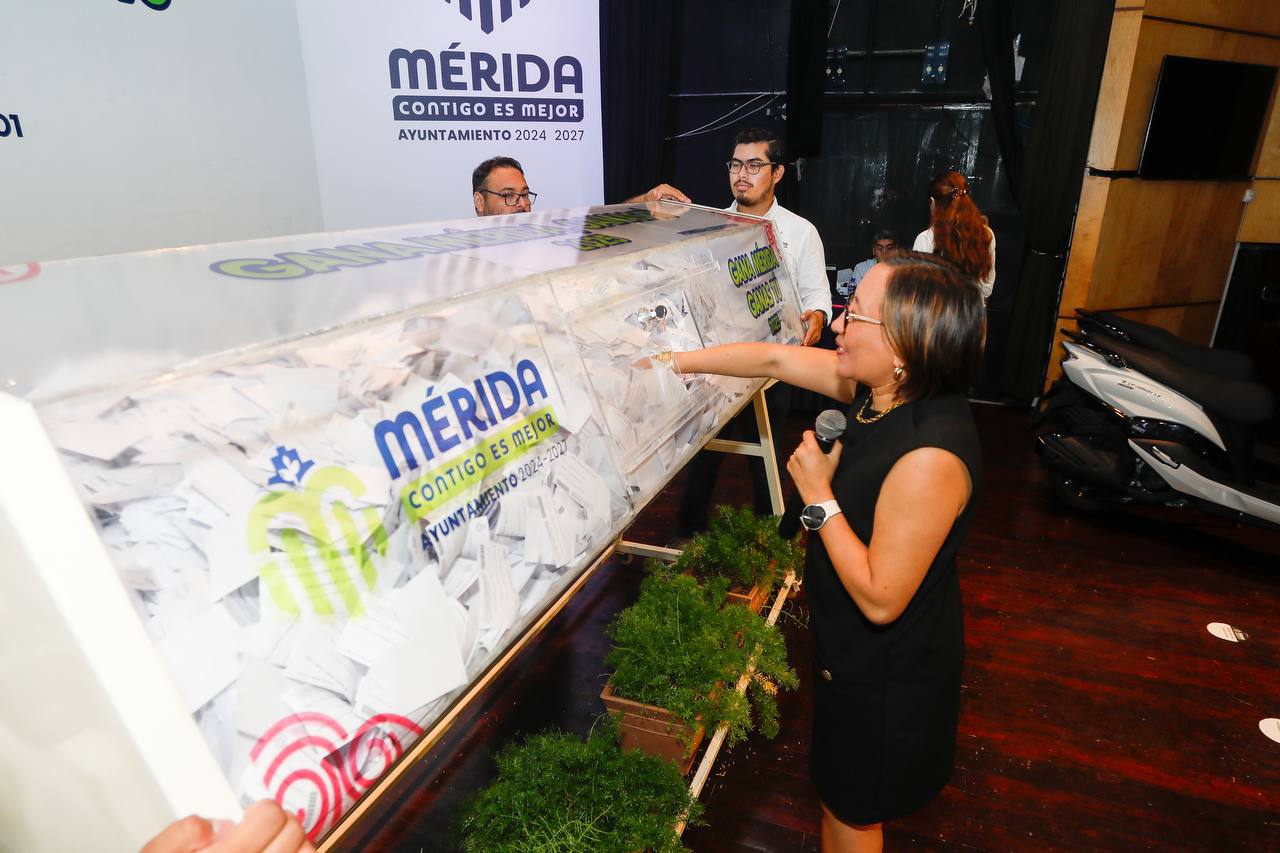 Ganadores del sorteo Gana Mérida, ganas tú por predial