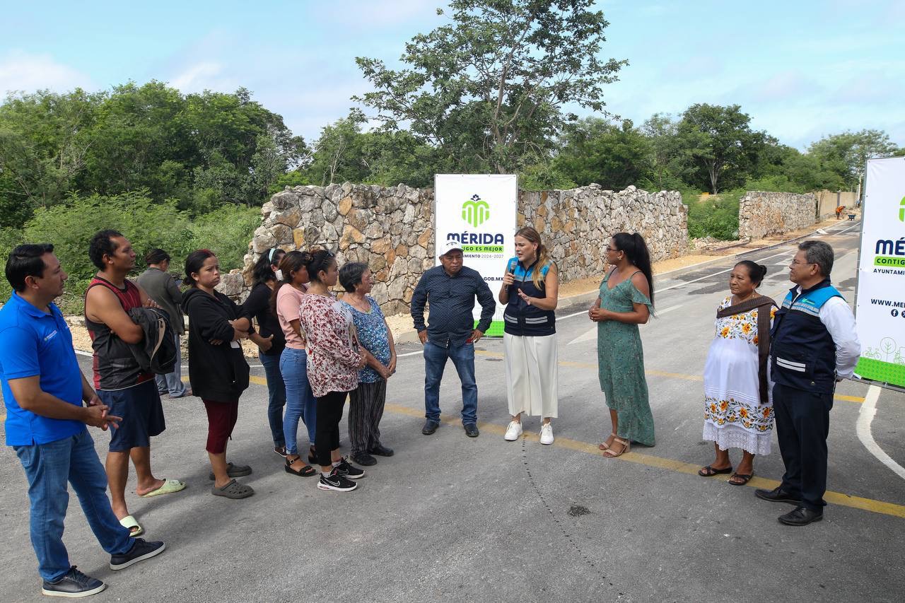 JUSTICIA SOCIAL PARA LA GENTE, CON CALLES NUEVAS EN COMISARÍAS DE MÉRIDA