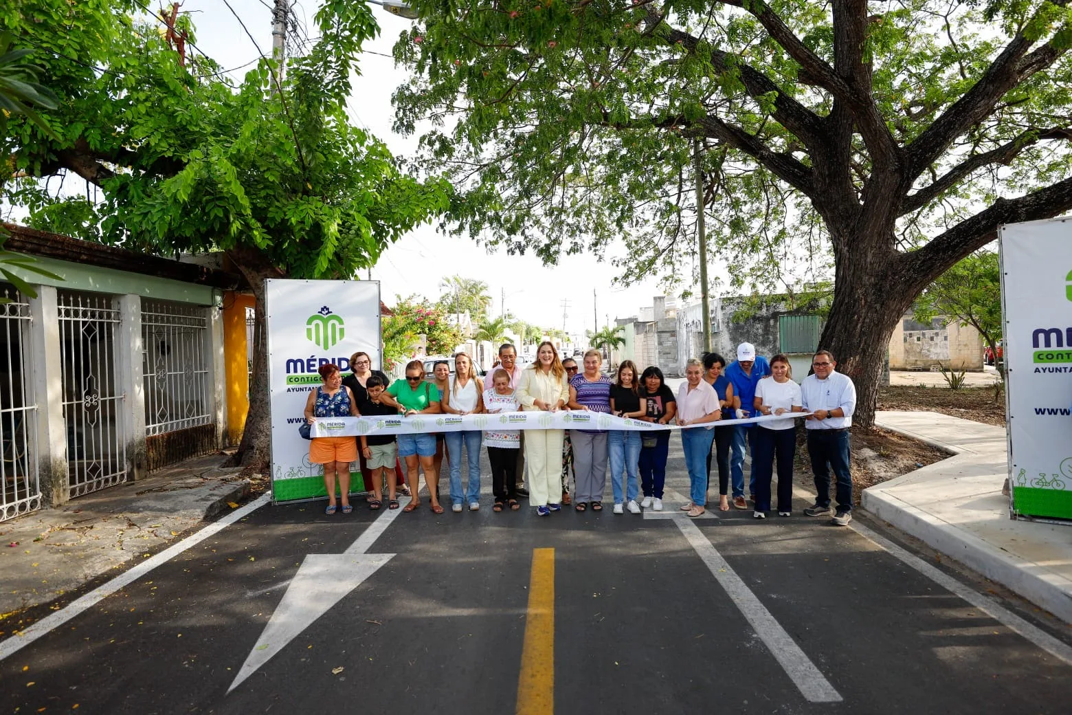 REPAVIMENTAN CALLES EN MÉRIDA
