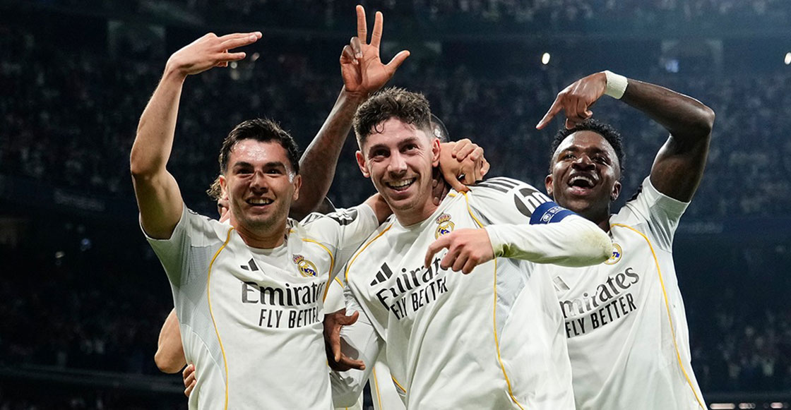 Real Madrid golea al Manchester City con tres goles de Valverde en la Champions League