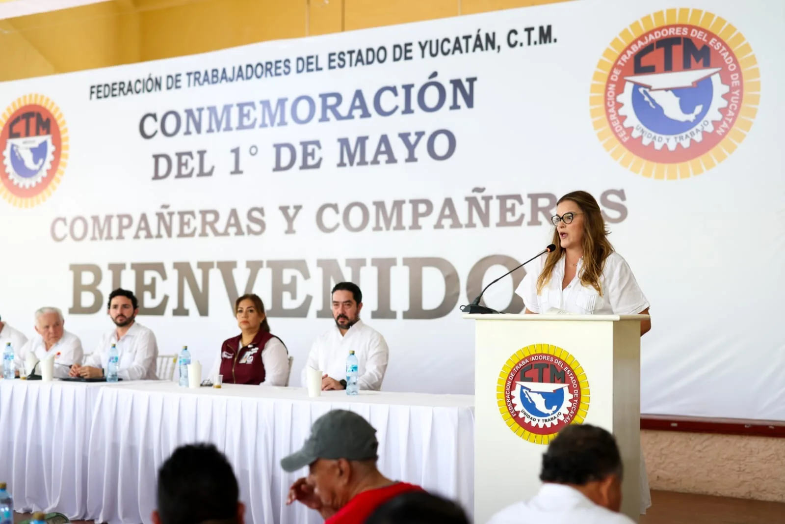 REAFIRMA ALIANZA CON TRABAJADORES, «MÉRIDA SE CONSTRUYE CON SUS MANOS»